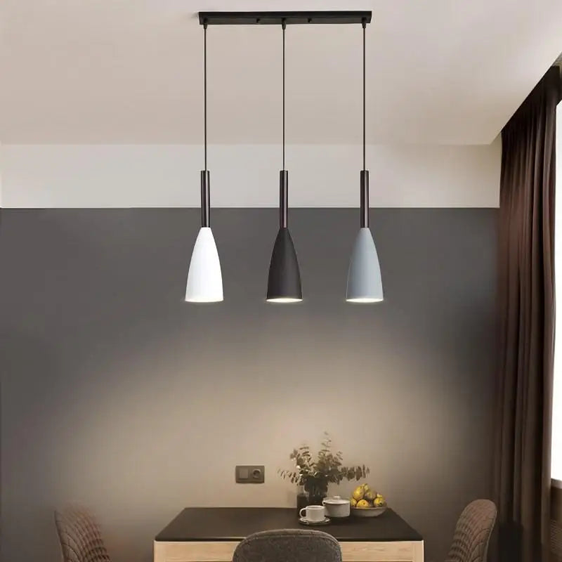 Nordic Minimalist Pendant Light – 1 or 3 Heads, E27