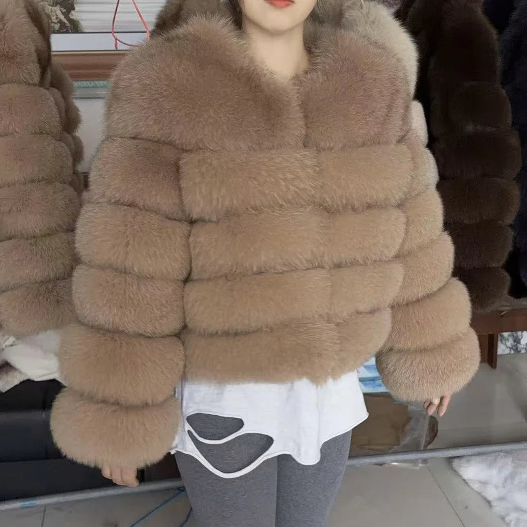 Twilight Aura - Fox Fur Jacket - Winter Statements