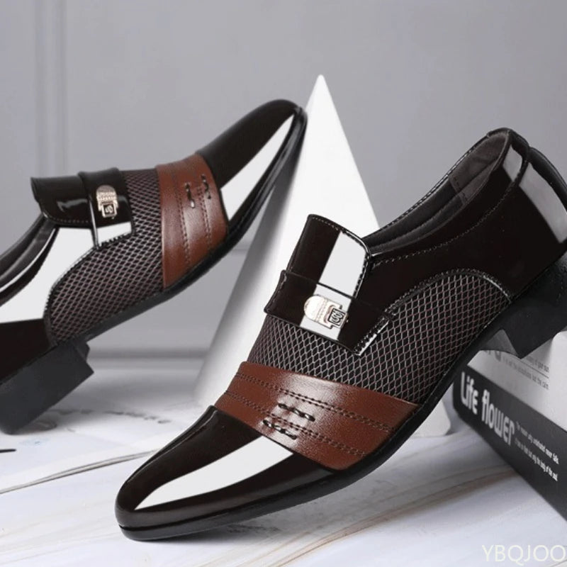 SHARP SUIT - Men's Pointed Toe Formal Shoes - Office, Wedding & Daily Wear, Large Sizes