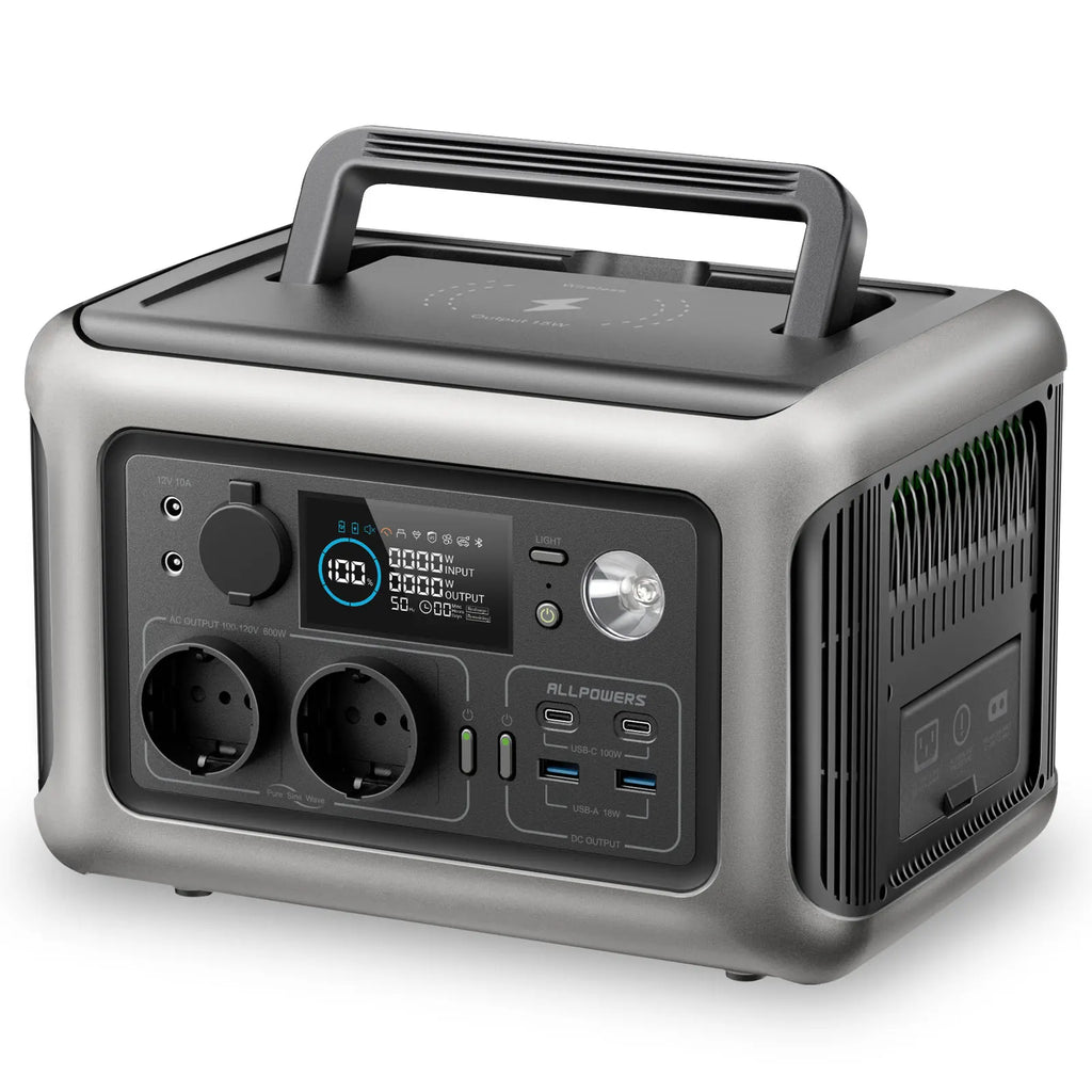ALLPOWERS R600 POWER STATION - 600W, 299Wh LiFePO4 - Serious Backup