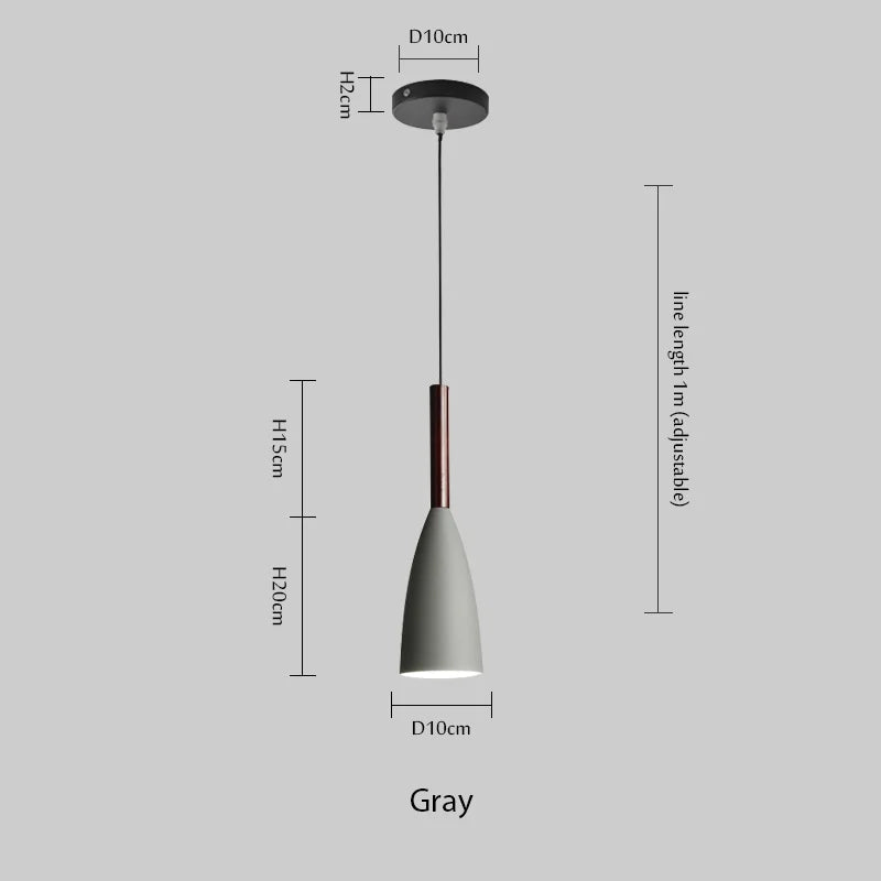 Nordic Minimalist Pendant Light – 1 or 3 Heads, E27