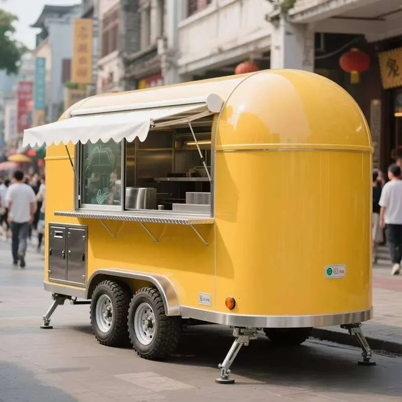 Fully Equipped Food Trailer – Concession Cart Fire Suppression Event