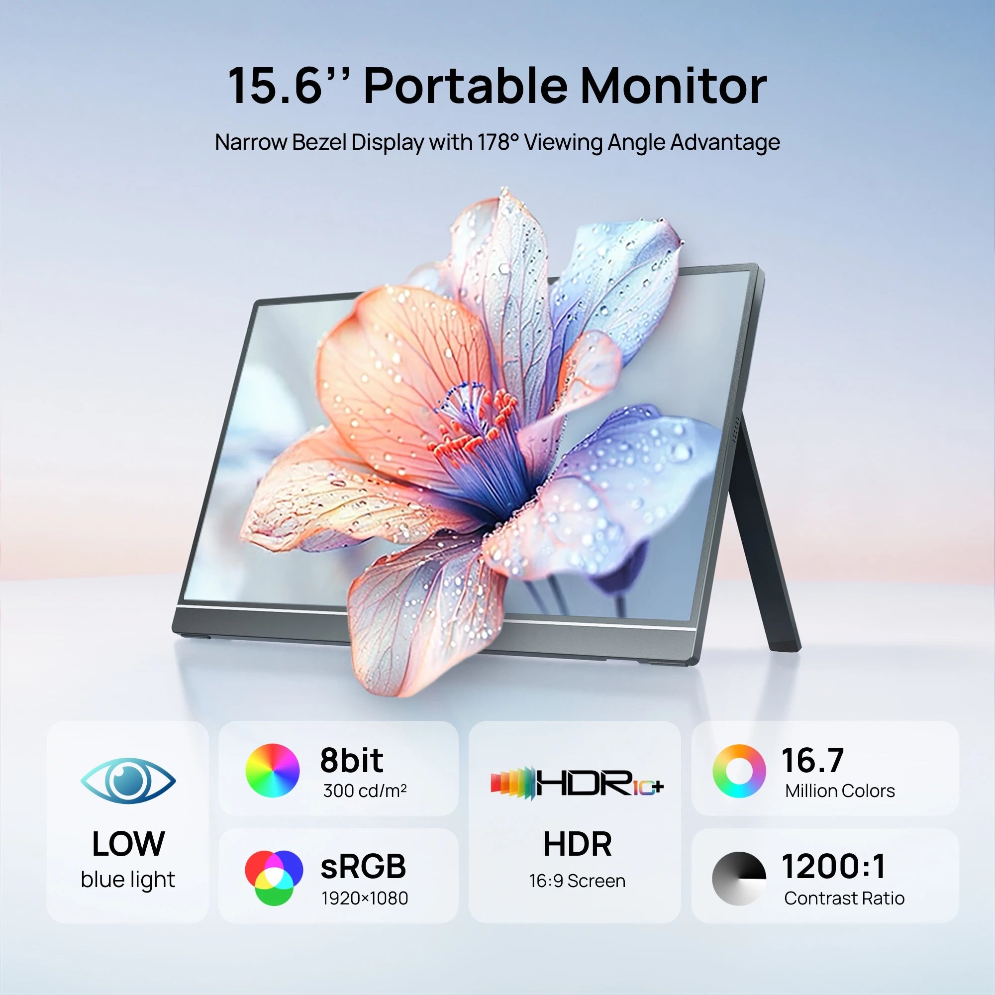 ARZOPA A1 15.6" Portable Monitor - FHD 1080p Ultra-Slim Display