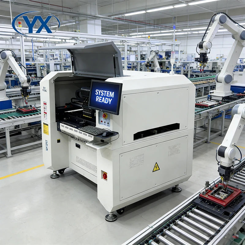 SMT880-F PICK & PLACE MACHINE - 8 Heads, Fully Automatic - High-Speed SMT Line