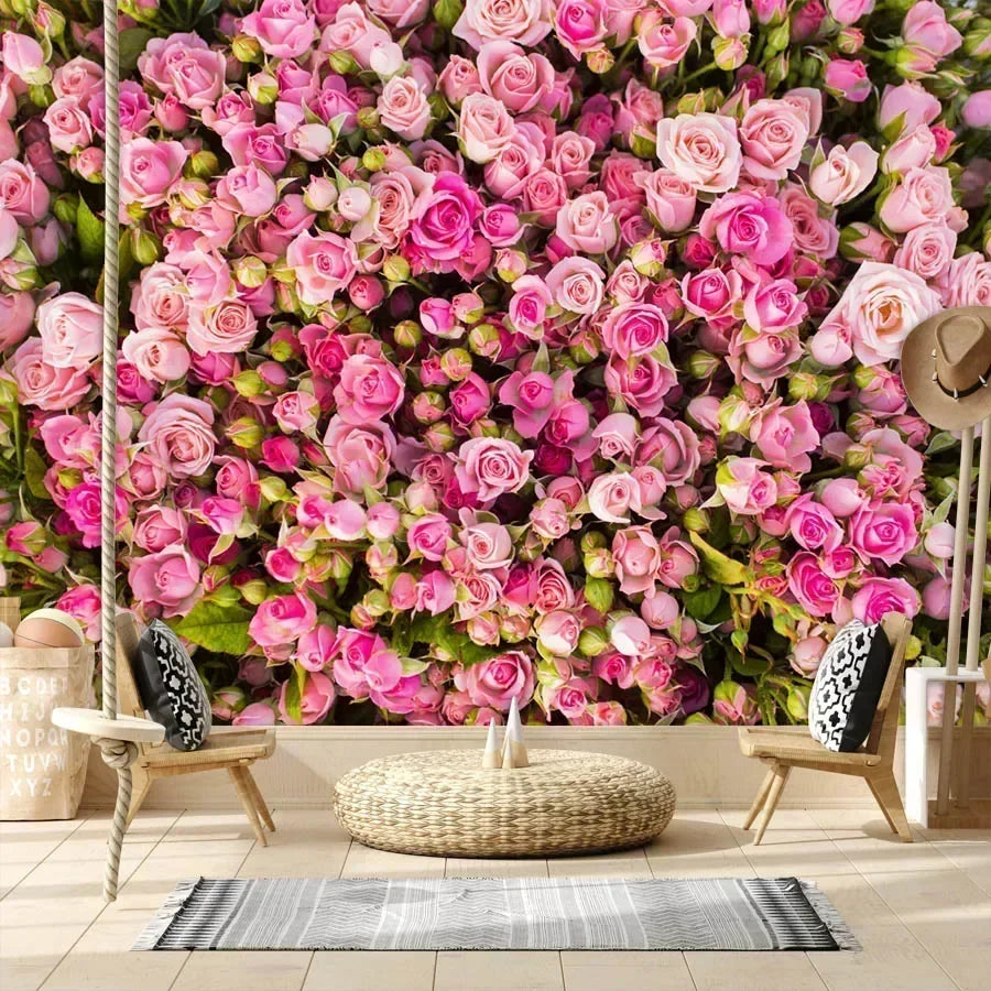 Custom Floral Photo Wallpaper – Peel & Stick or Non-Woven