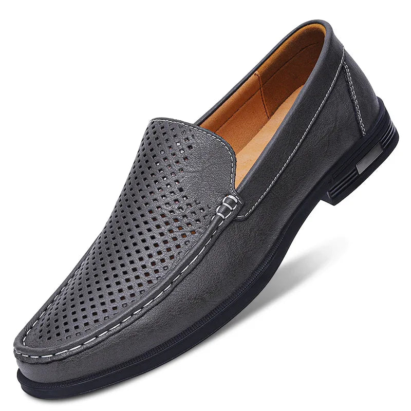 BOARDROOM - Men's Leather Slip-On Formal Dress Shoes - Office, Wedding & Beyond