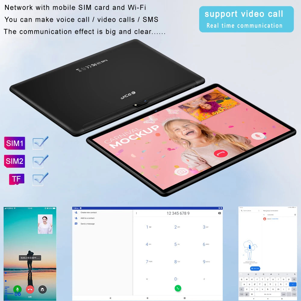 Wave M 10.1" - Android 11 Dual SIM Calling Tablet