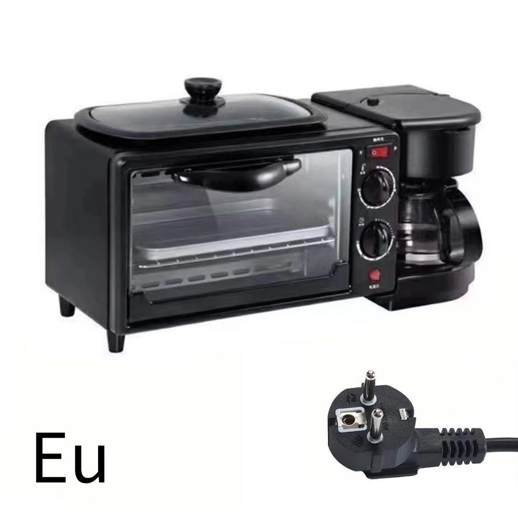 3 in 1 Breakfast Maker – 9L Oven Coffee Maker Frying Pan