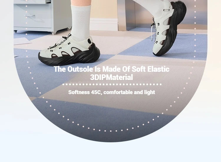 361 Degrees Women's Sandals Outdoor Thick-soled Breathable Non-Slip Casual Trendy Comfortable Soft Female Slippers 682526715