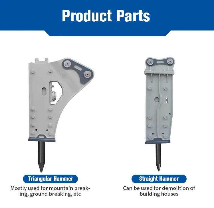 YG Hydraulic Hammer Breaker - 0.5–70 t - CE