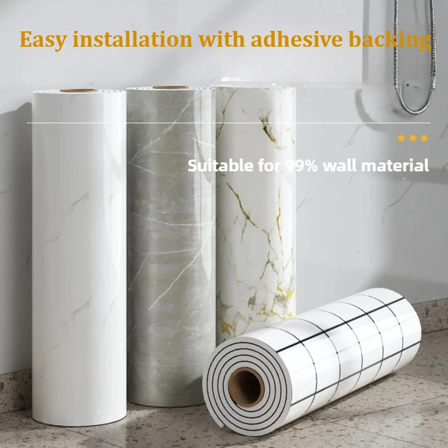 MARBLE PEEL - Self-Adhesive Wall Panels 40x300cm - Your Walls Were Begging for This