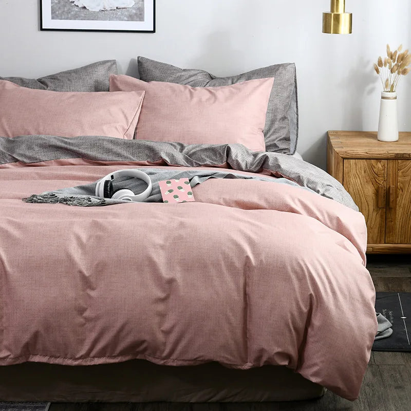 NORDIC CALM - Solid Color Duvet Cover Set - Soft, Breathable & Minimalist