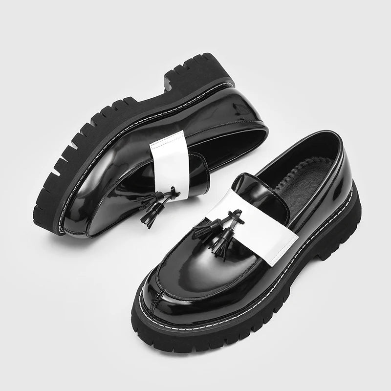 MOCCASIN BOSS - Business Casual Slip-On Loafers - Comfort That Means Business