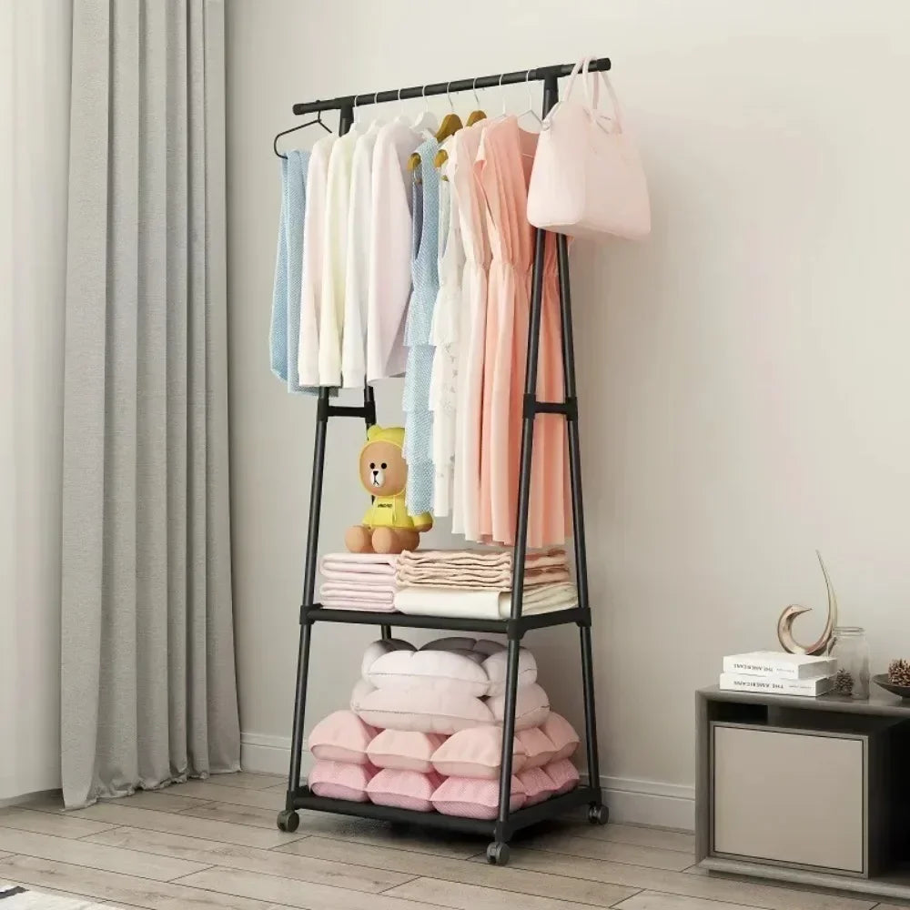 Multifunctional Mobile Clothes Rack – Multi-Tier, 53 Variants