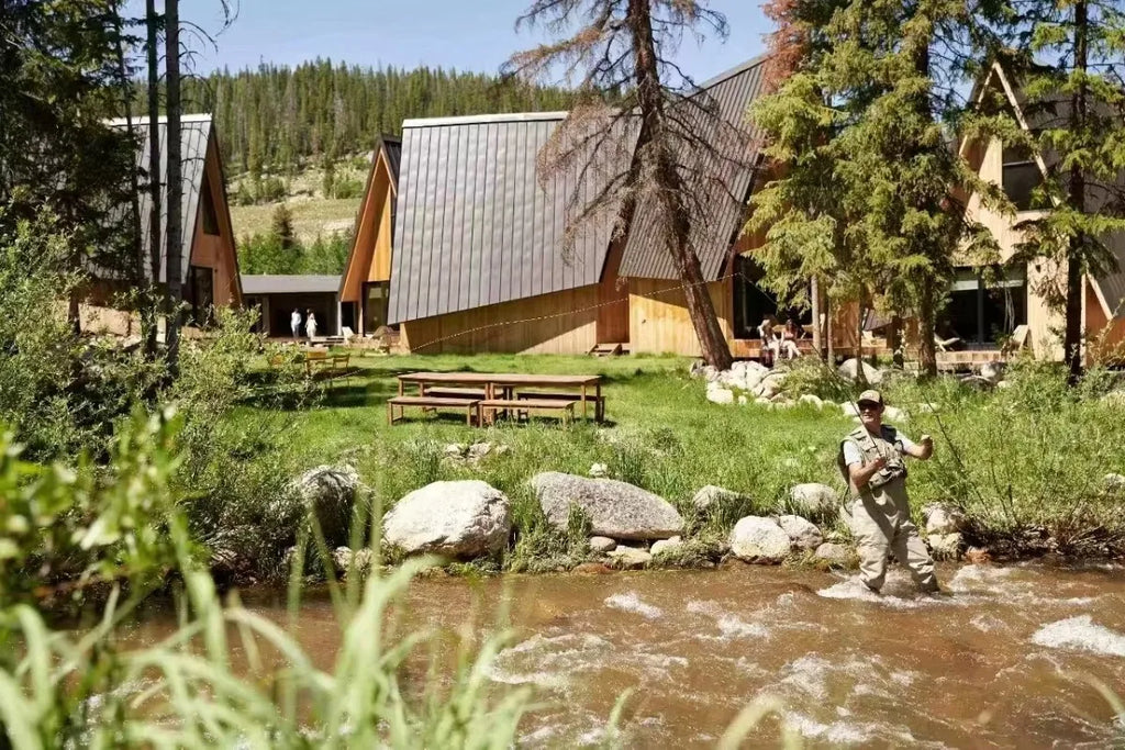 Triangle A-Frame Prefab Tiny Cabin Wooden Villa