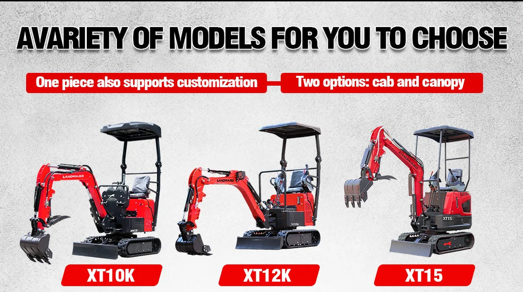 Mini Excavator - 1.2-2 Ton - Kubota Engine