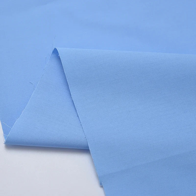 PLAIN COTTON POPLIN FABRIC - 150cm Wide, 46 Solid Colours - Everyday Sewing