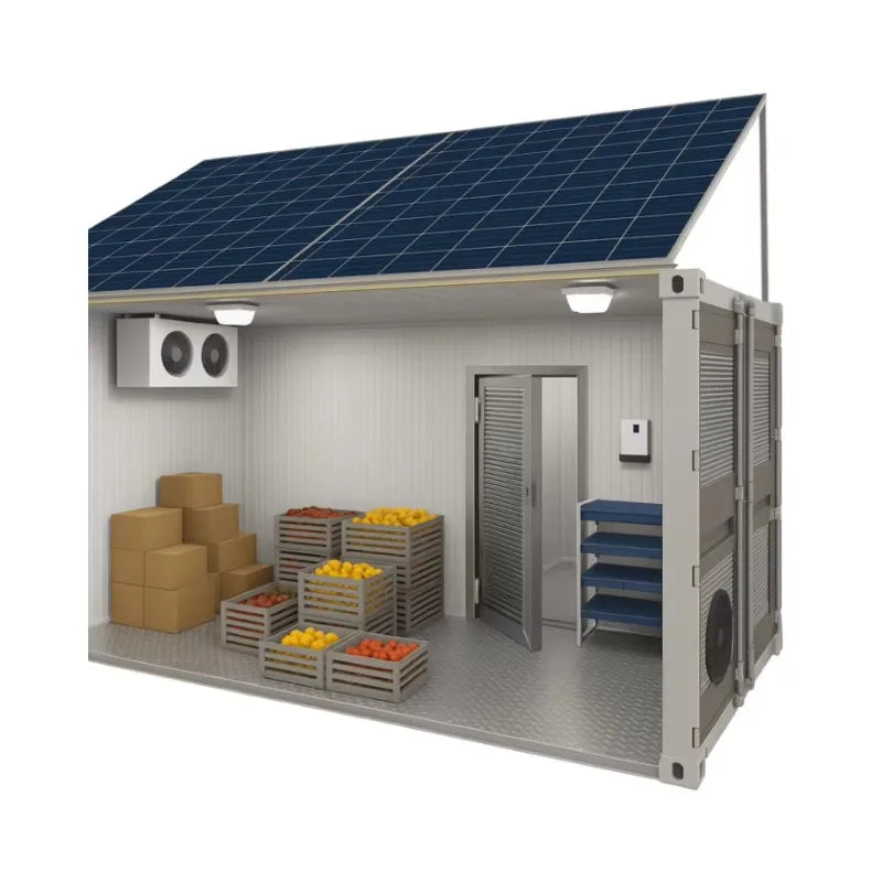 Solar Cold Storage Room - 20 ft - Off-Grid Refrigeration
