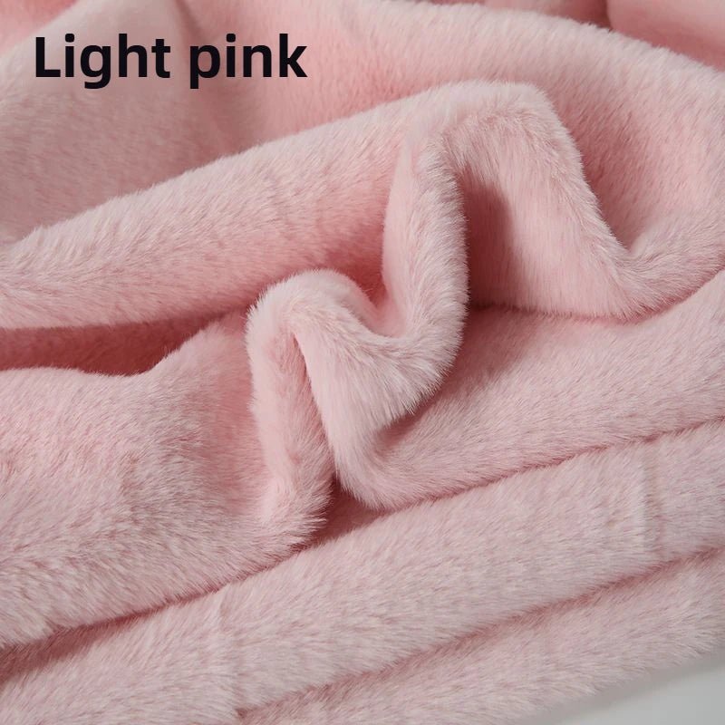 VELVET REX - Imitation Rex Rabbit Plush Fabric - 33 Colors, 165cm Wide, By the Meter