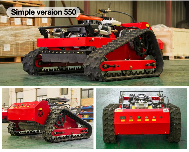 YG Tracked RC Lawn Mower - 250 L - Remote Control