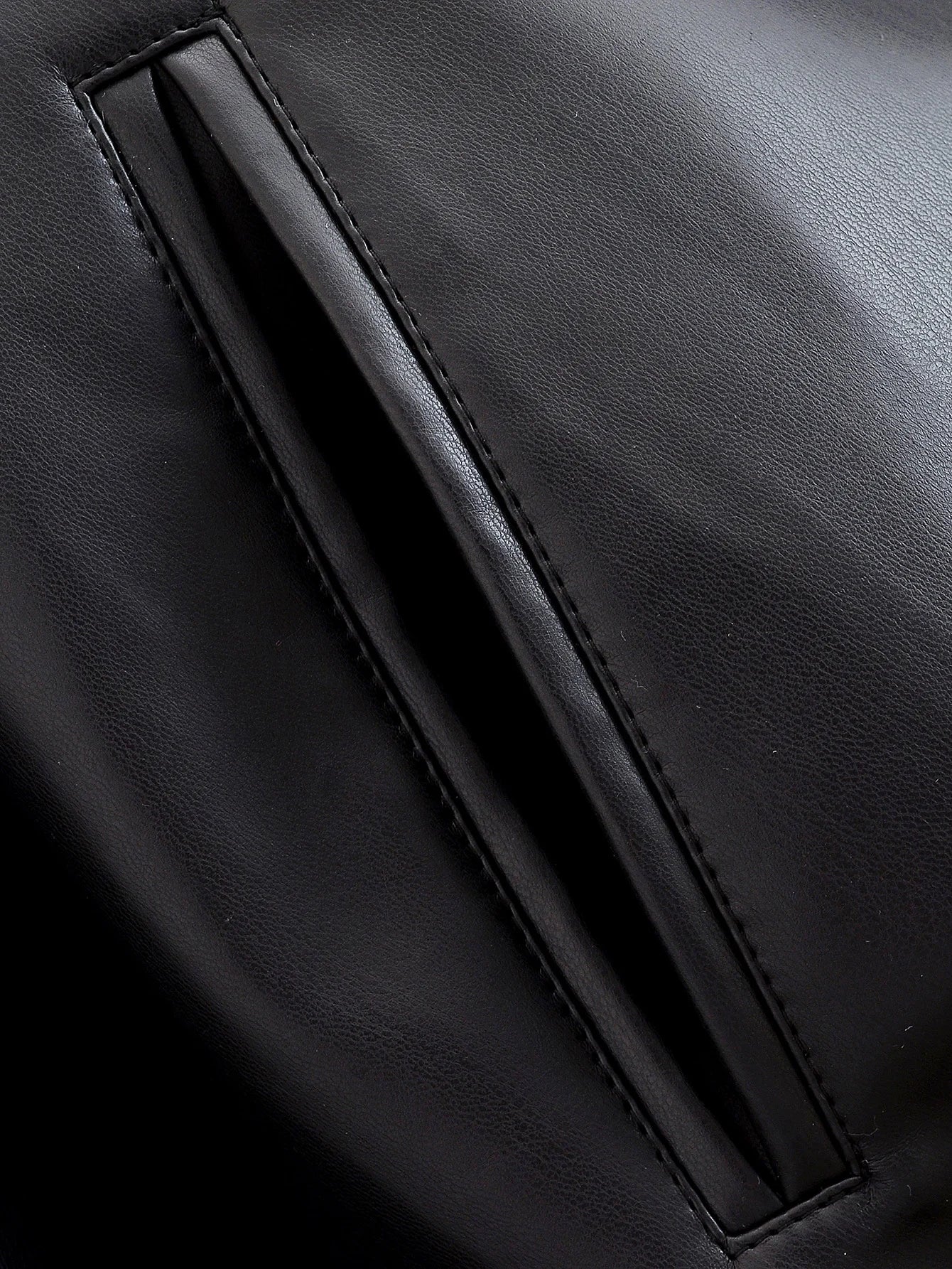 HH Women Fashion Black Short Faux Leather Trench Coat Long Sleeve Lapel Jacket With Belt Vintage Lady Motorcycle Jacket Outwear