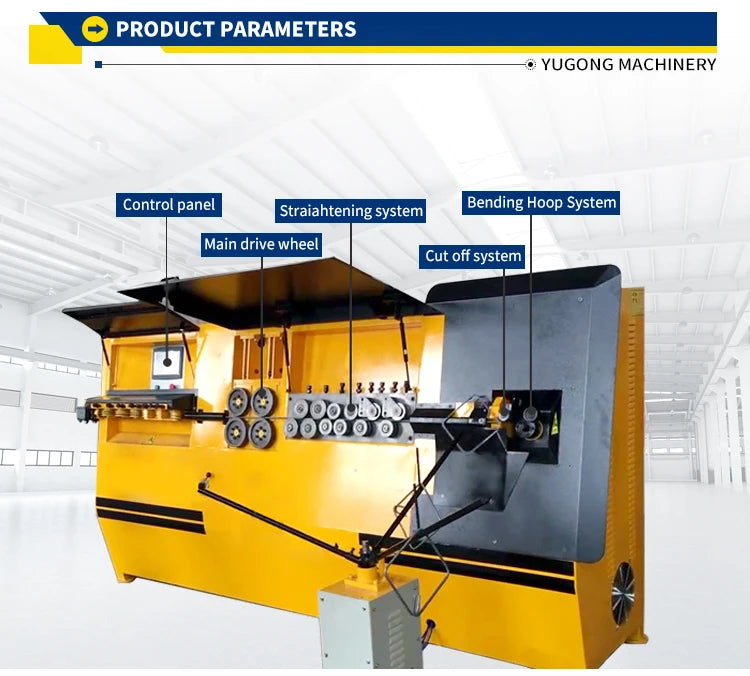 YG CNC Stirrup Bending Machine - 4-12 mm - PD5-12 Series