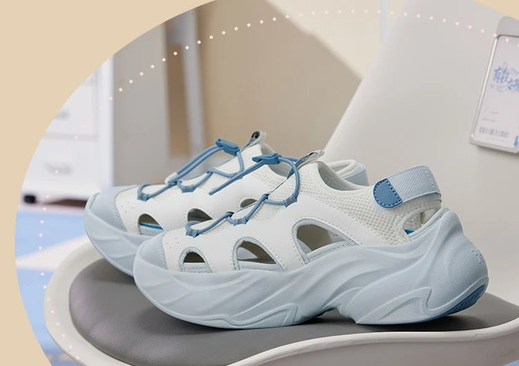 361 Degrees Women's Sandals Outdoor Thick-soled Breathable Non-Slip Casual Trendy Comfortable Soft Female Slippers 682526715