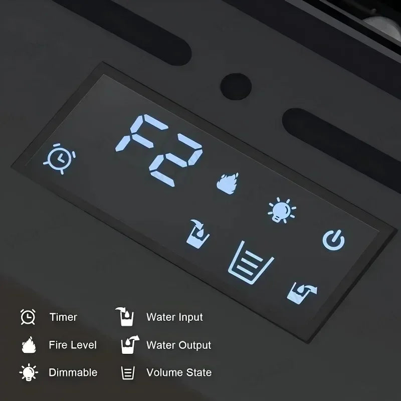 Smart Water Vapor Fireplace - Tuya APP - 3D Flame