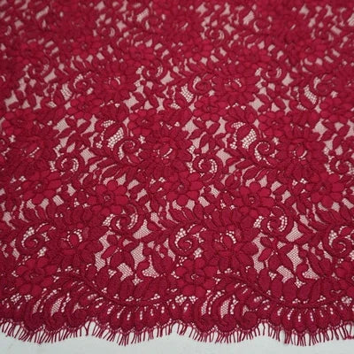 COTTON LACE FABRIC - Floral 3D Mesh, 150cm Wide - Soft Details