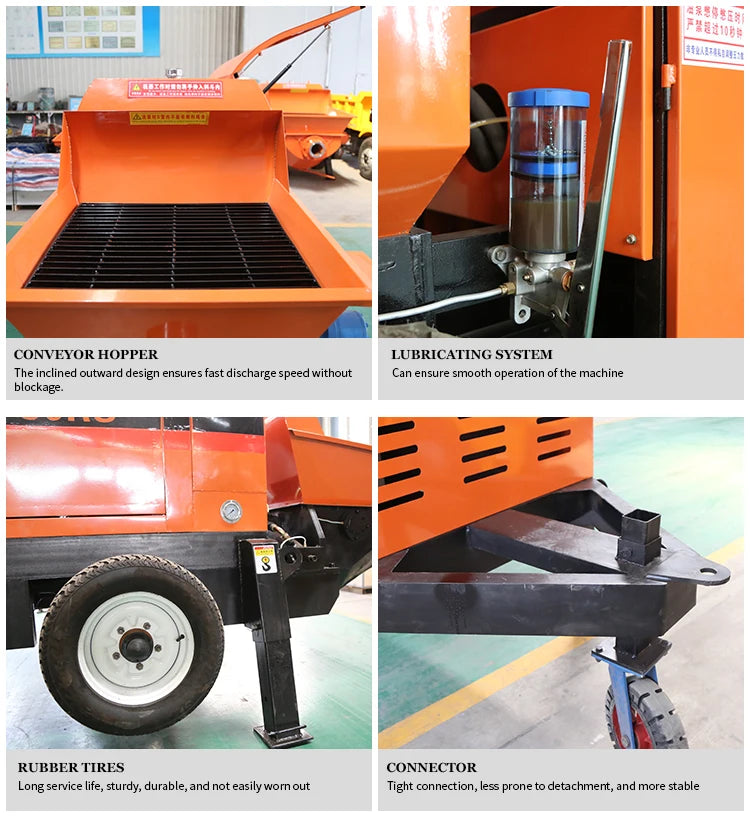 CPZM20D Concrete Pump - 15–20 m³/h - 30 kW