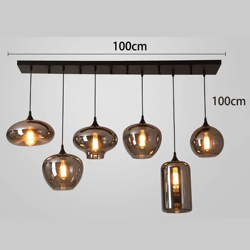 Luxury Crystal Pendant Light – Black/Gold, 1–12 Heads, APP Dimmable