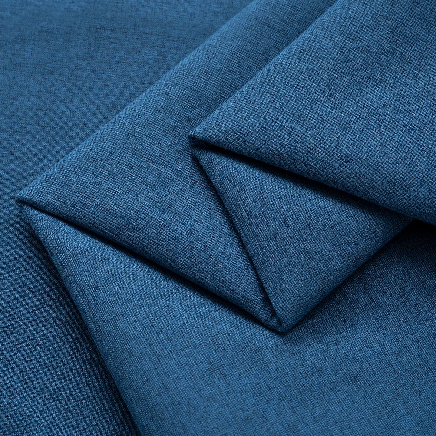 THICKENED PLAIN LINEN-LOOK FABRIC - 100% Polyester, 420g/m, 148cm Wide - Solid Rooms