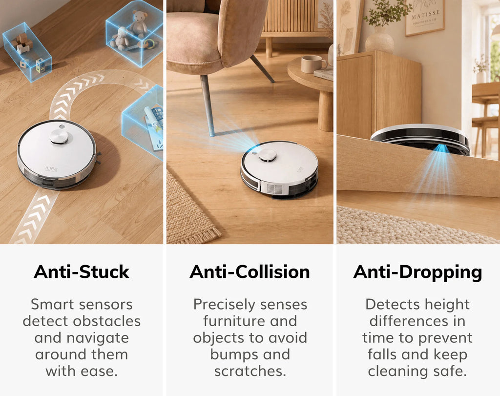 ILIFE A30 Pro Robot Vacuum Self-Emptying