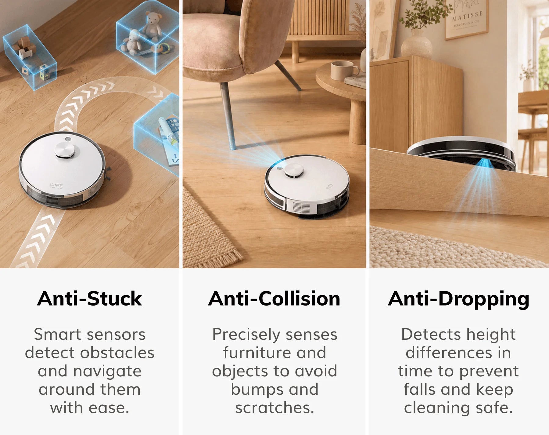 ILIFE A30 Pro Robot Vacuum Self-Emptying