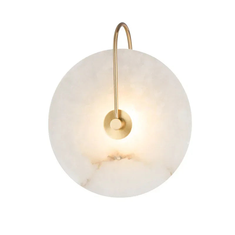 Nordic Marble Moon Wall Sconce