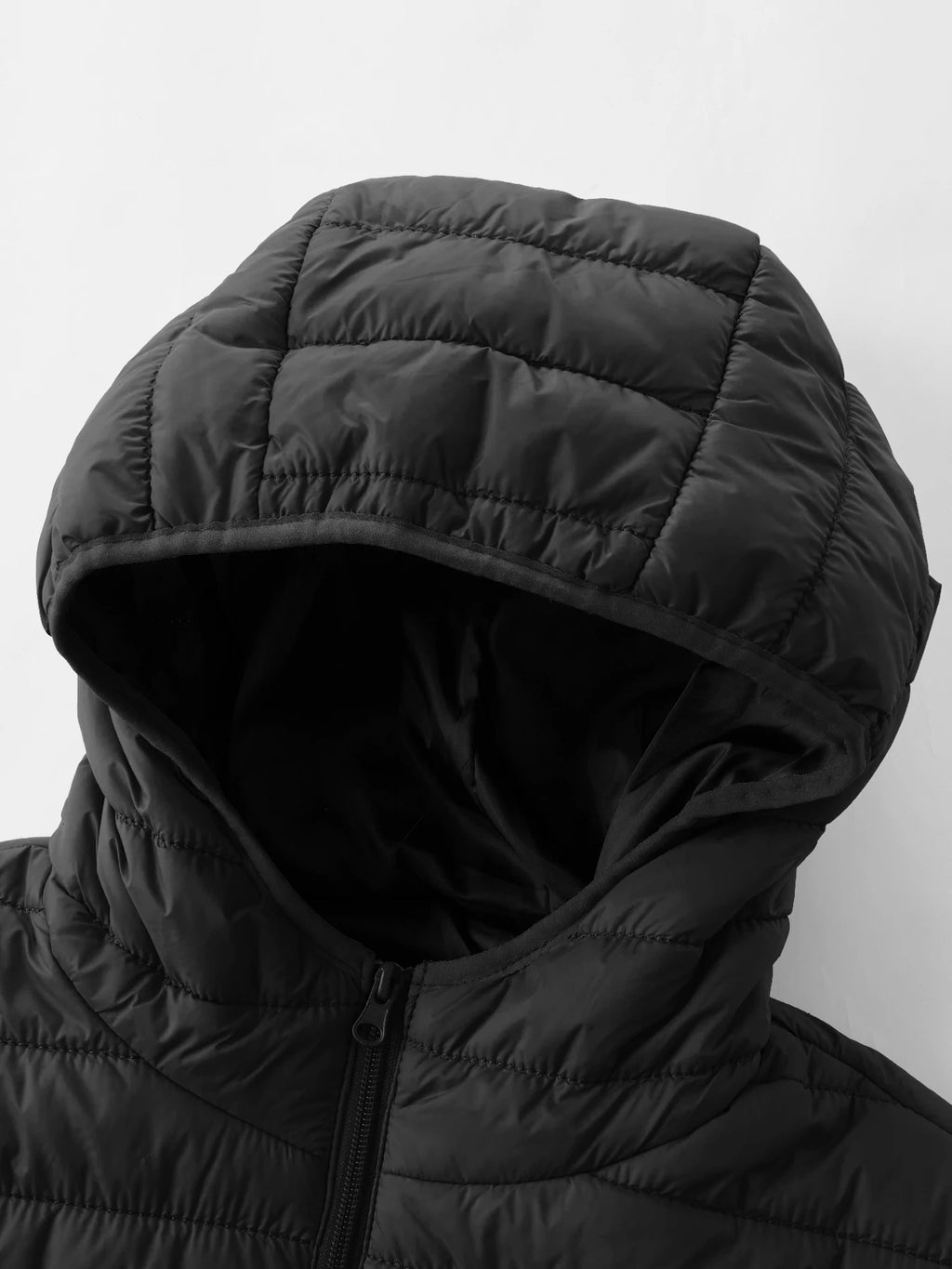 Men's Lightweight Hooded Cotton Jacket - Windproof & Warm - Casual Outdoor Done Easy