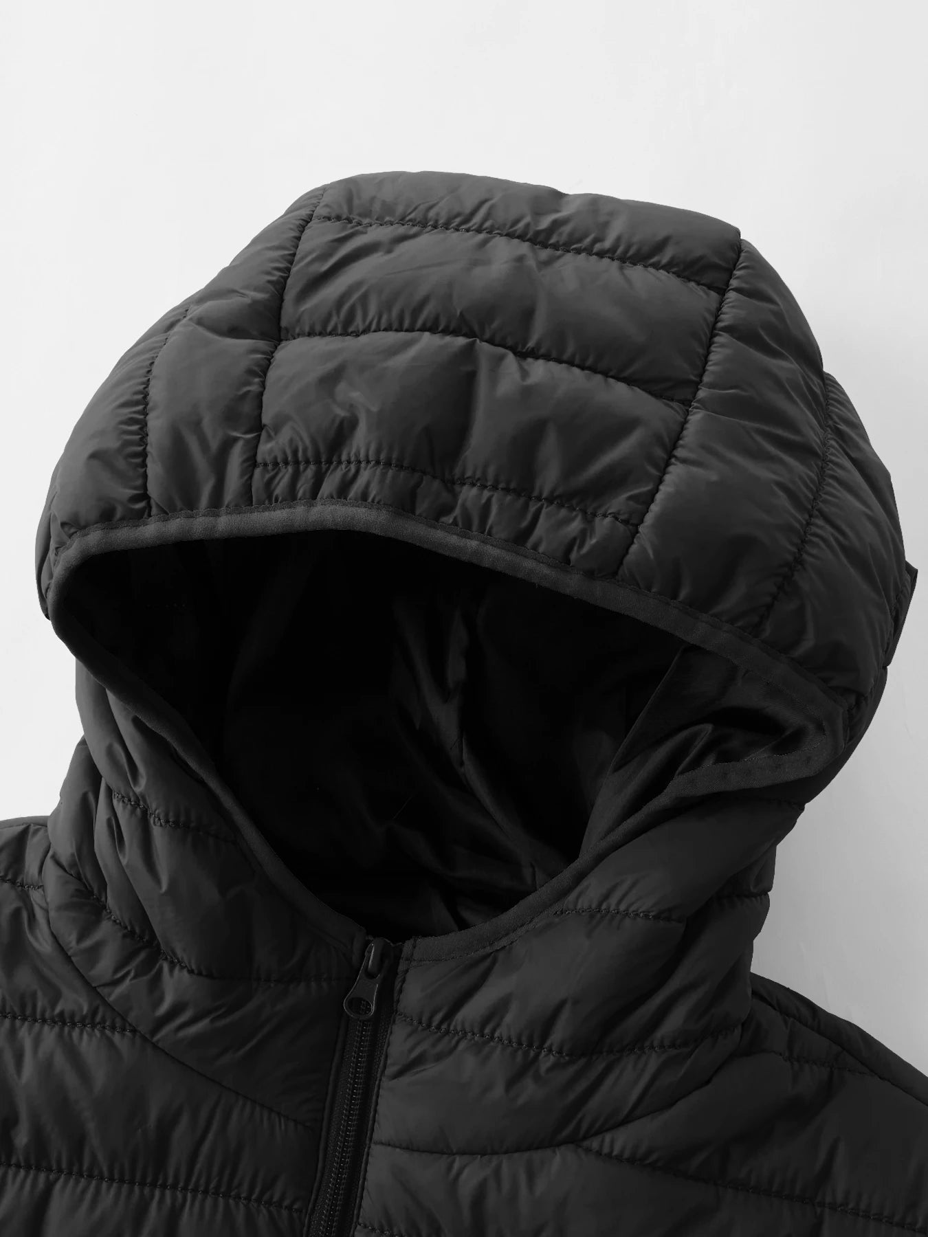 Men's Lightweight Hooded Cotton Jacket - Windproof & Warm - Casual Outdoor Done Easy