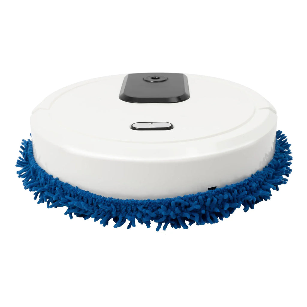 60min Cleaning Robot Mop 360° Sweeping Mopping Wet Dry