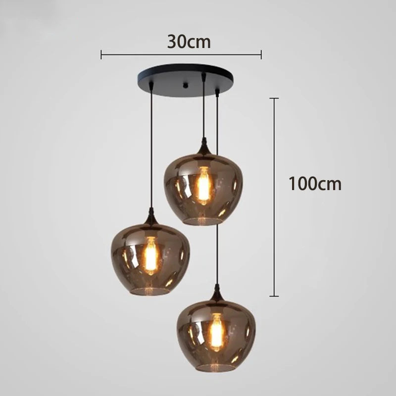 Luxury Crystal Pendant Light – Black/Gold, 1–12 Heads, APP Dimmable