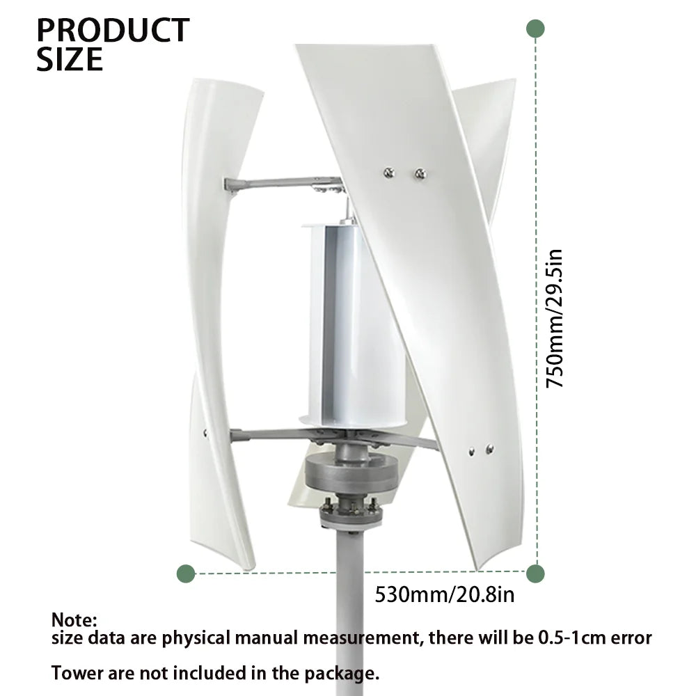 X3 Vertical Wind Turbine - MPPT Options - Off-Grid Energy