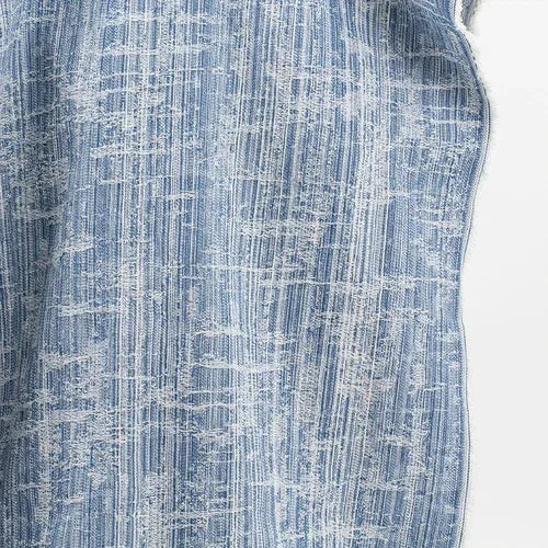 WASHED DENIM FABRIC - 85% Cotton Blend, 265g/m² - Thick Weave