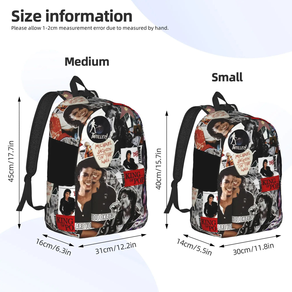 King Of Pop Collage Backpack