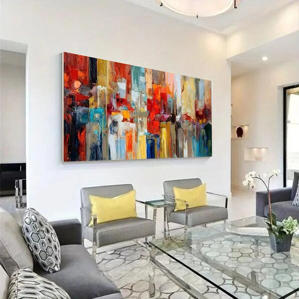 Abstract Canvas Poster Collection - colorful designs - wall decor