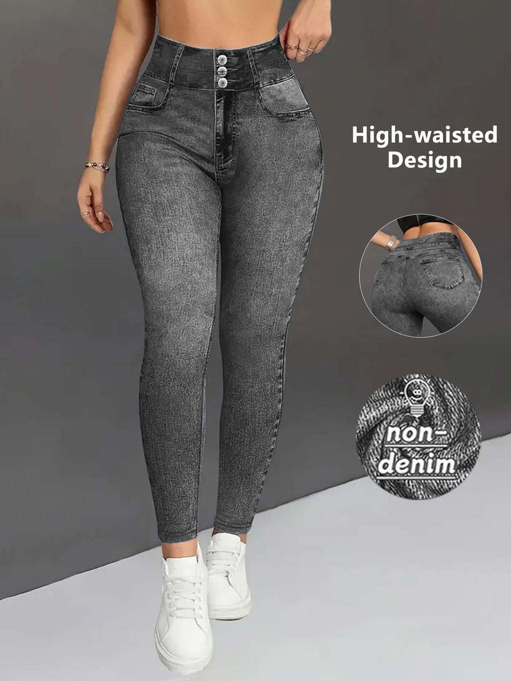 Spring Women's Non-Denim Leggings Gym Yoga Pants Casual Elastic Workout Exercise Fitness Running Tights Leggings Daily Wear