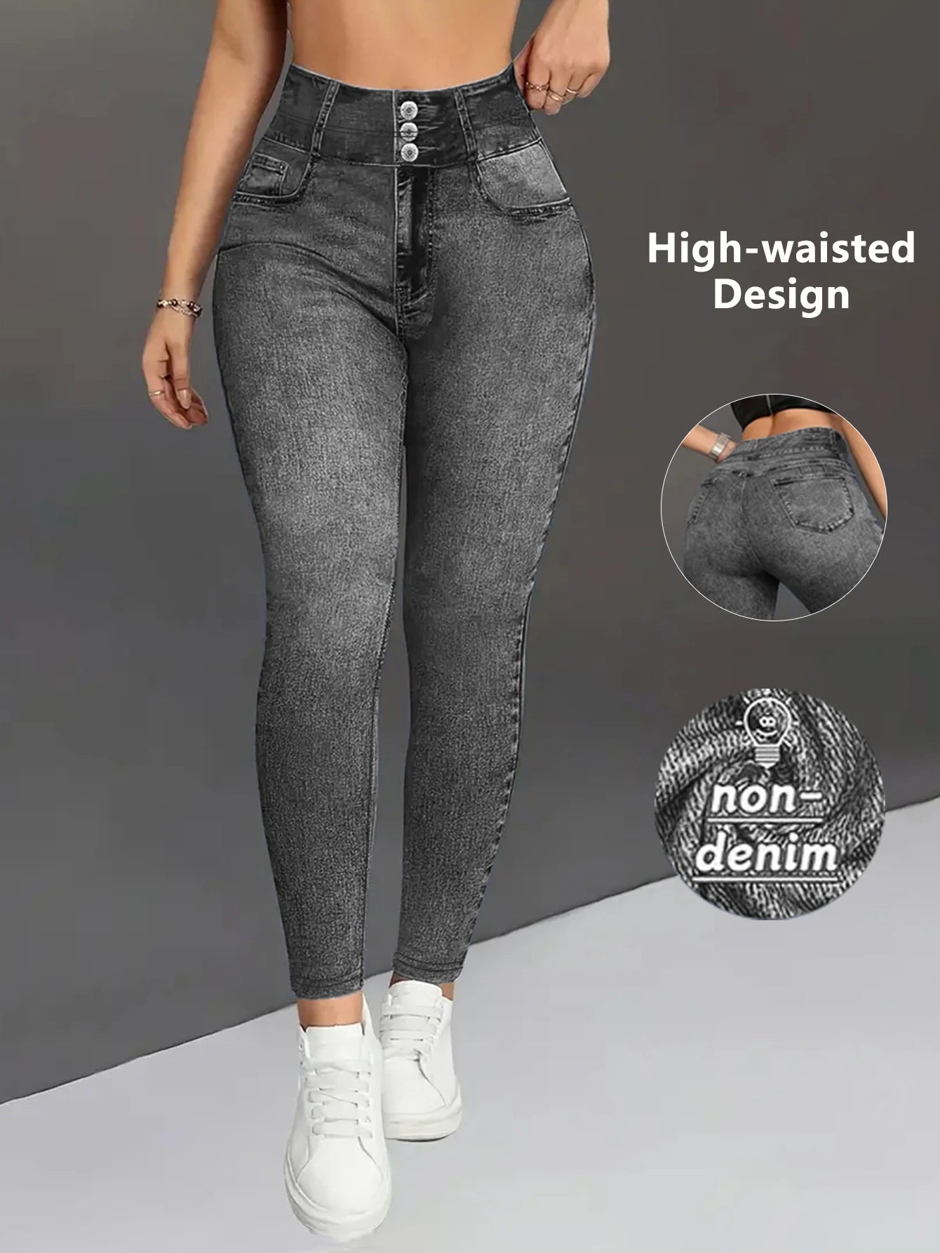 Spring Women's Non-Denim Leggings Gym Yoga Pants Casual Elastic Workout Exercise Fitness Running Tights Leggings Daily Wear