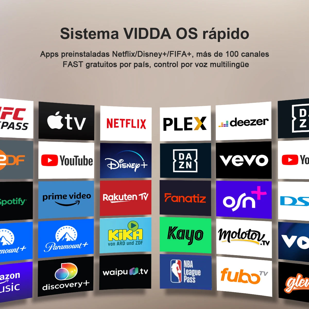 42 Inch FHD Smart TV VIDAA DVB Dolby Audio AirPlay