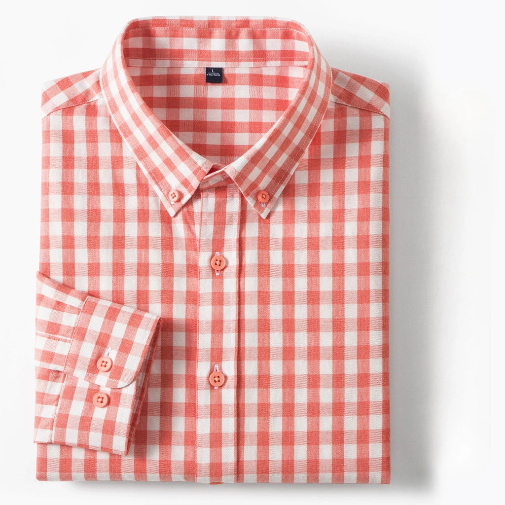 PLAID LUXE - Men's Lyocell Plaid Shirt - Soft, Sharp, Effortless