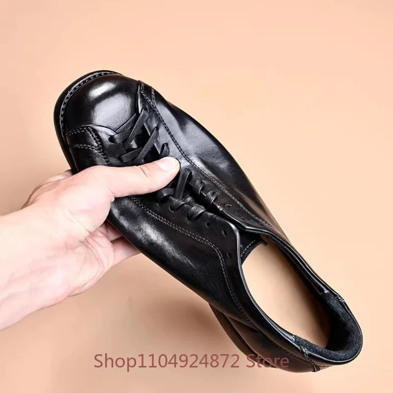 AMERICANA - Handmade Cowhide Derby Shoes - Crafted for the Bold