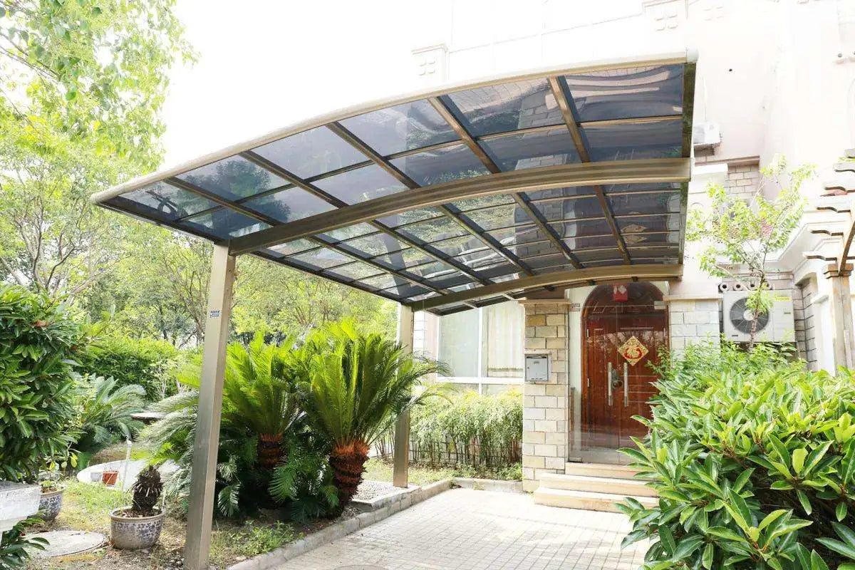 ALUMINUM CARPORT - Custom Size & Color, Acrylic Canopy - Outdoor Vehicle Cover
