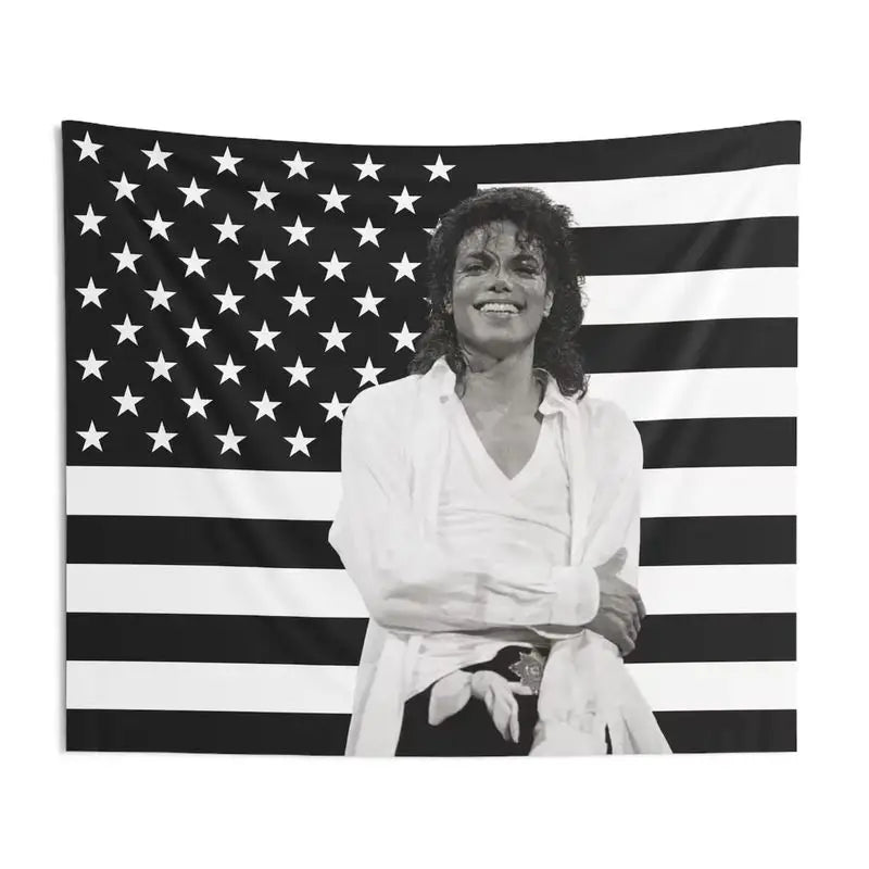 MICHAEL JACKSON TAPESTRY - Polyester - Music Wall Decor